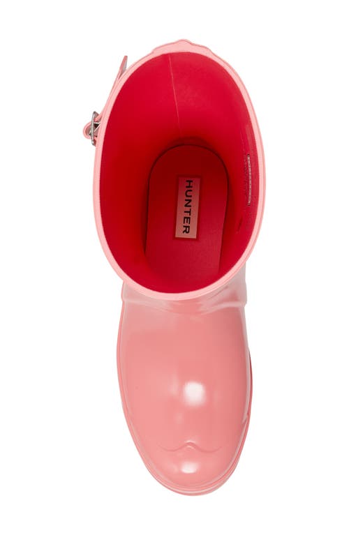 HUNTER HUNTER ORIGINAL TOUR SHORT GLOSS PACKABLE RAIN BOOT 