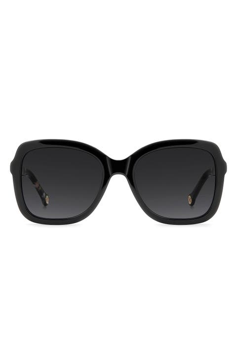56mm Gradient Square Sunglasses