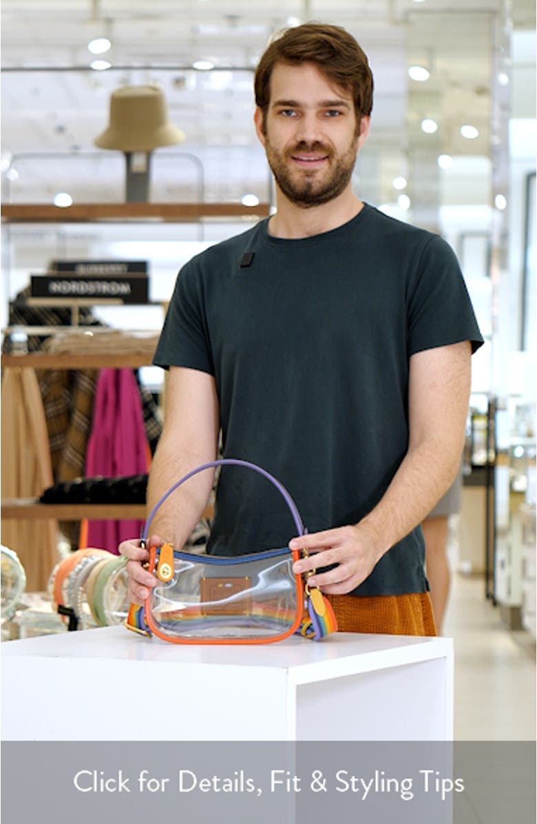 Originals Rainbow PVC Clear Shoulder Bag, sales video thumbnail