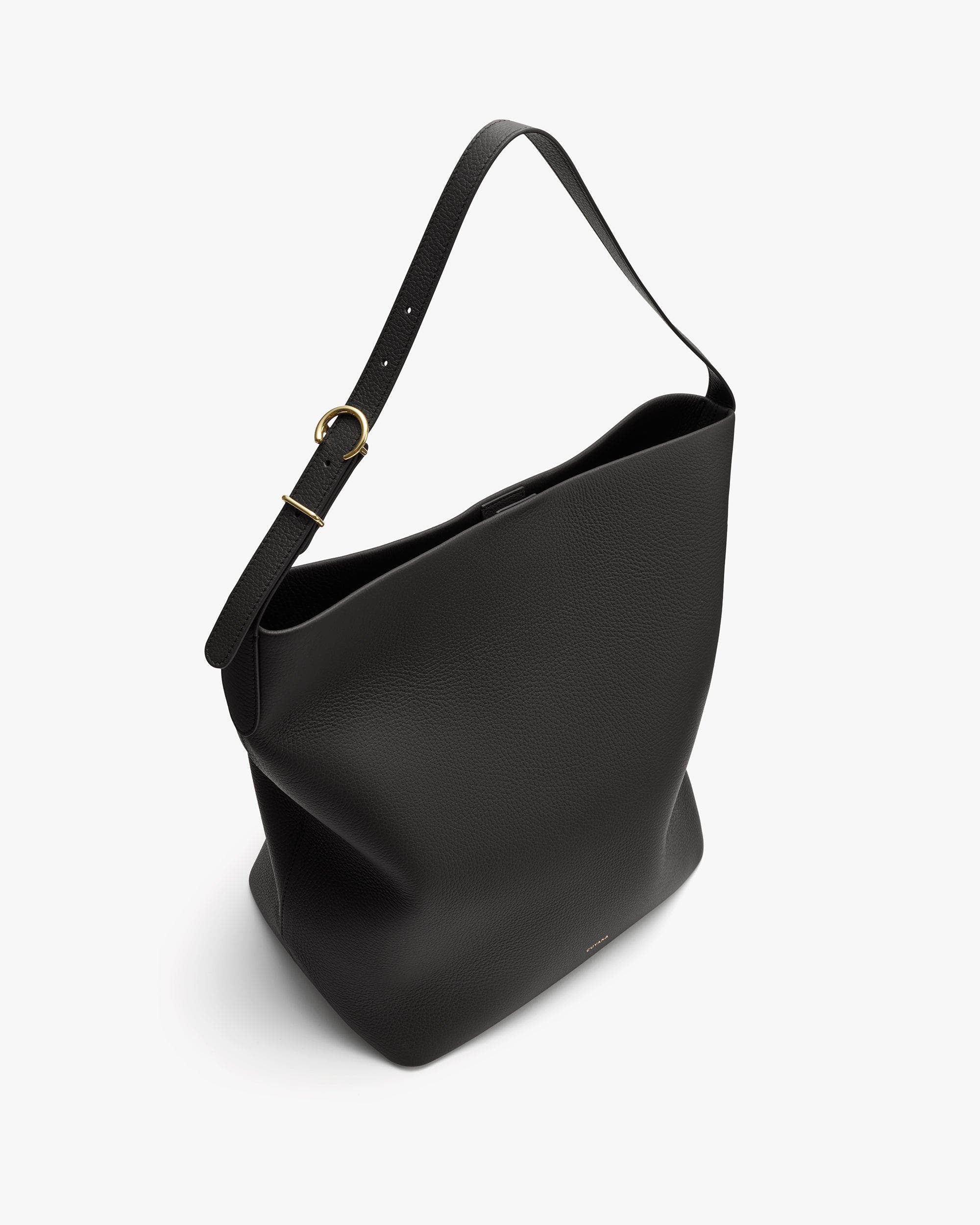 Cuyana Camina Bucket Bag, Alternate, color, Black