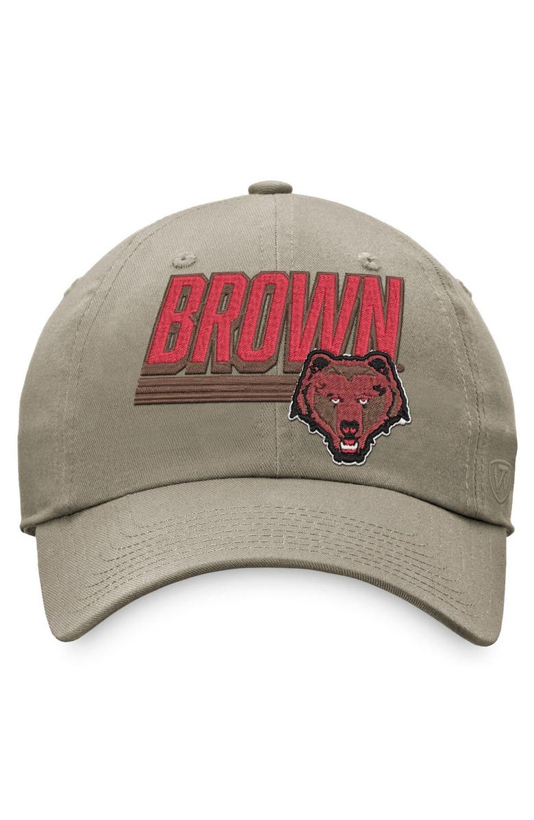 TOP OF THE WORLD Men's Top of the World Khaki Brown Bears Slice Adjustable Hat, Alternate, color, Khaki