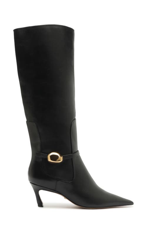 Arezzo Farrah Pointed Toe Knee High Boot In Multi