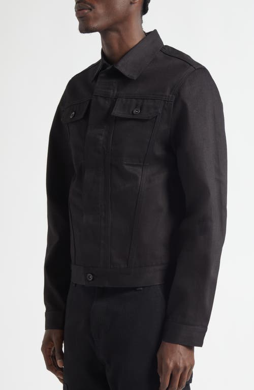 Jkeefer Jacob Type 3 Trucker Jacket In Black