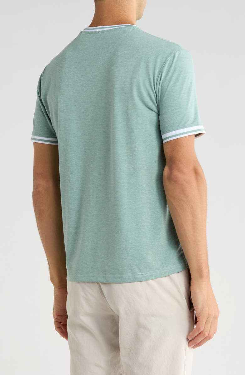 Cactus Man Tipped Crewneck T-Shirt, Alternate, color, Sea Foam