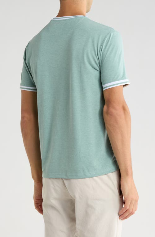 Cactus Man Tipped Crewneck T-shirt In Blue