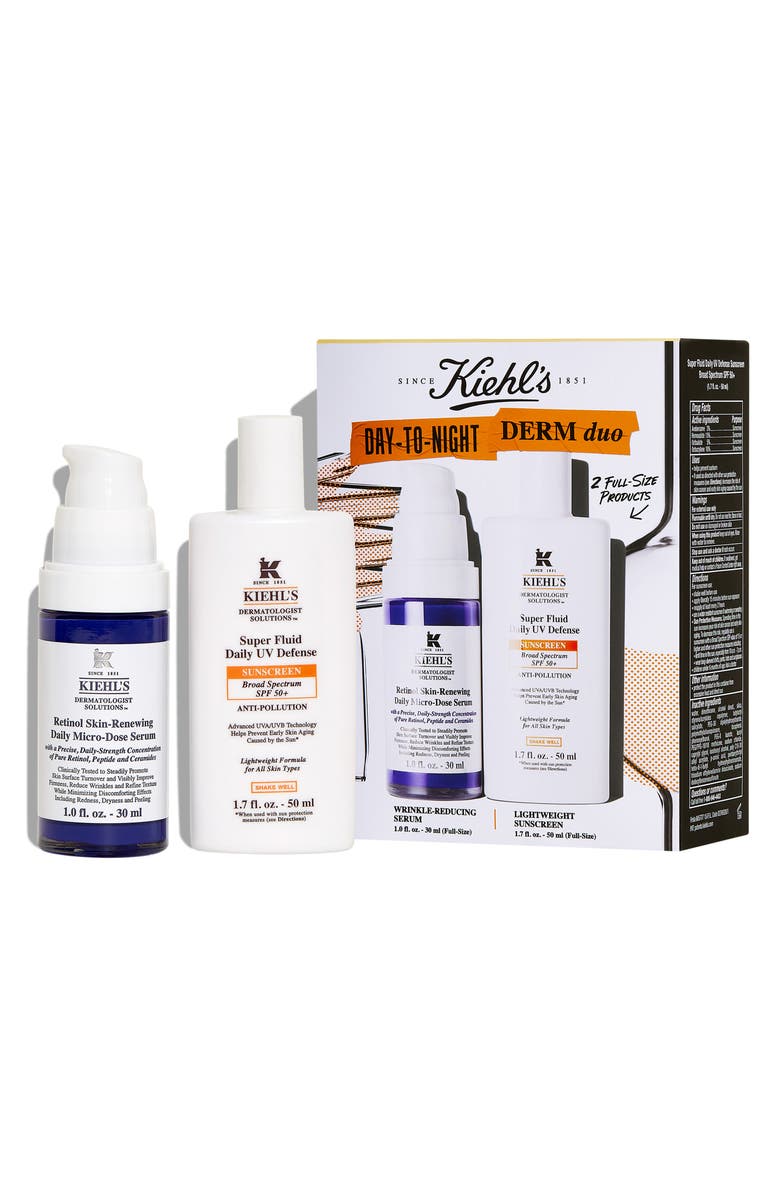 Kiehl's Since 1851 Day-to-Night Dermatologist Solutions Duo $111 Value, Alternate, color, 