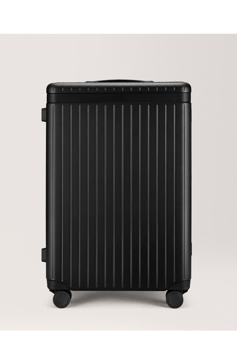 Carl Friedrik The Check-in Suitcase, Alternate, color, Black / Black