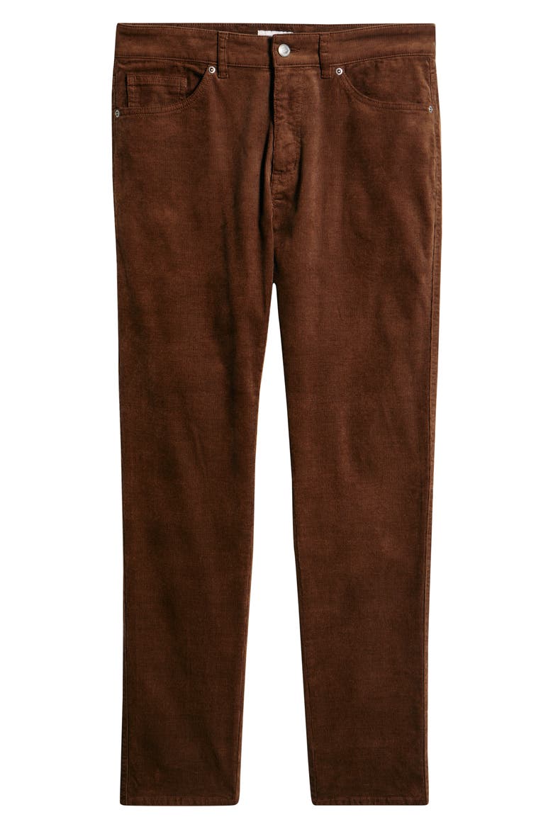 Superior Soft Corduroy 5-Pocket Pants, Alternate, color, FRENCH PRESS