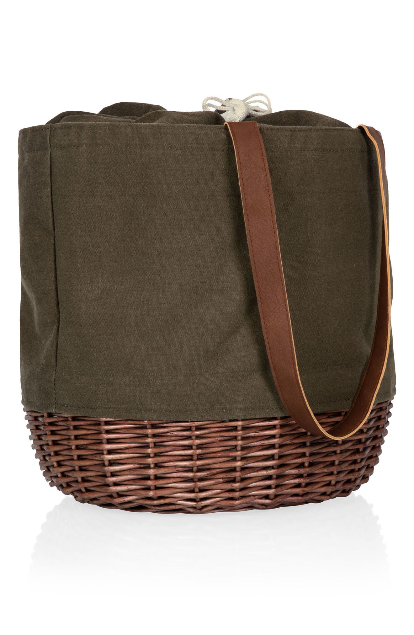 Coronado Basket Tote, Alternate, color, GREEN