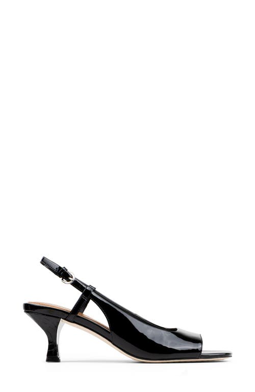 Donald Pliner Grinn Peep Toe Slingback Sandal In Black