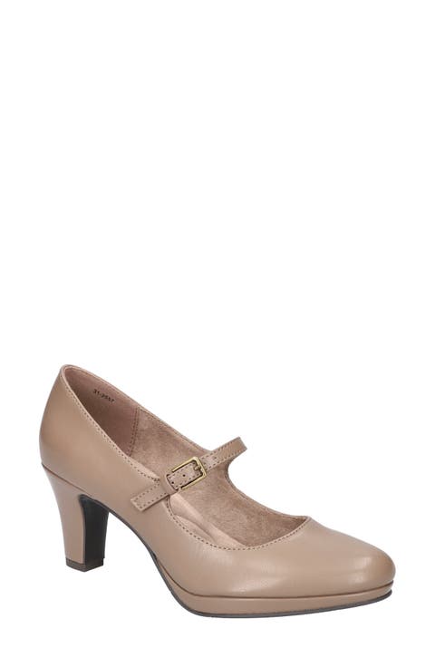 Women's Mary Jane Nude Heels | Nordstrom Women's Mary Jane Nude Heels | Nordstrom