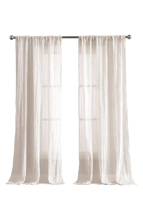 Charter Crushed Set of 2 Curtain Panels