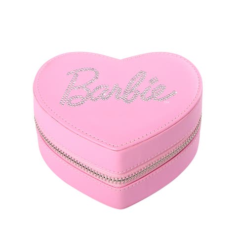 Heart-Shaped Jewelry Case for Travel