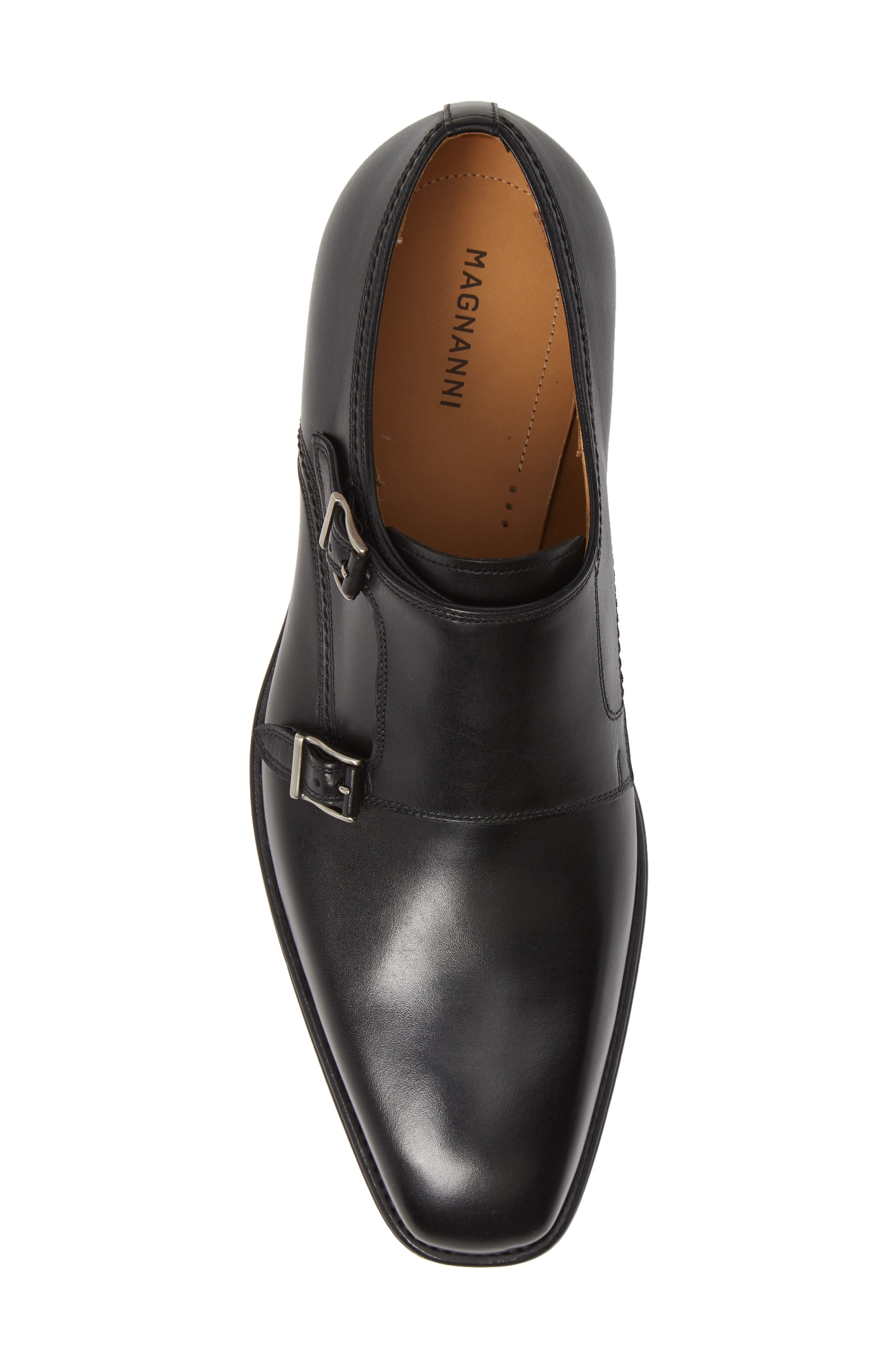 Magnanni Landon Double Strap Monk Shoe, Alternate, color, 