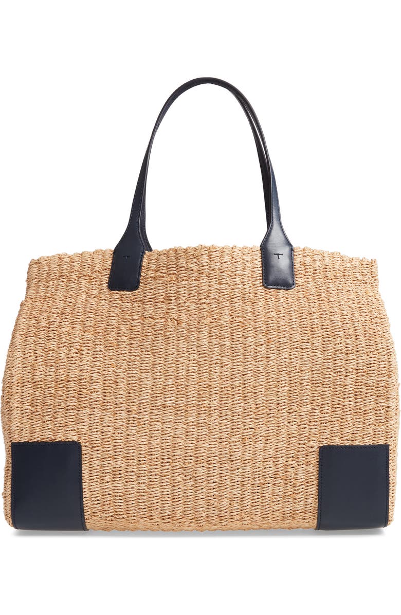 Tory Burch Ella Straw Tote, Alternate, color,