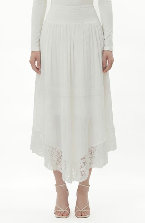 Viola Lace Trim Skirt