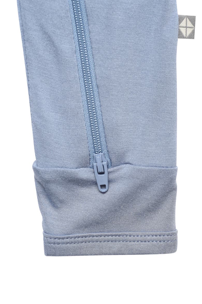 Zip-Up Romper, Alternate, color, SLATE