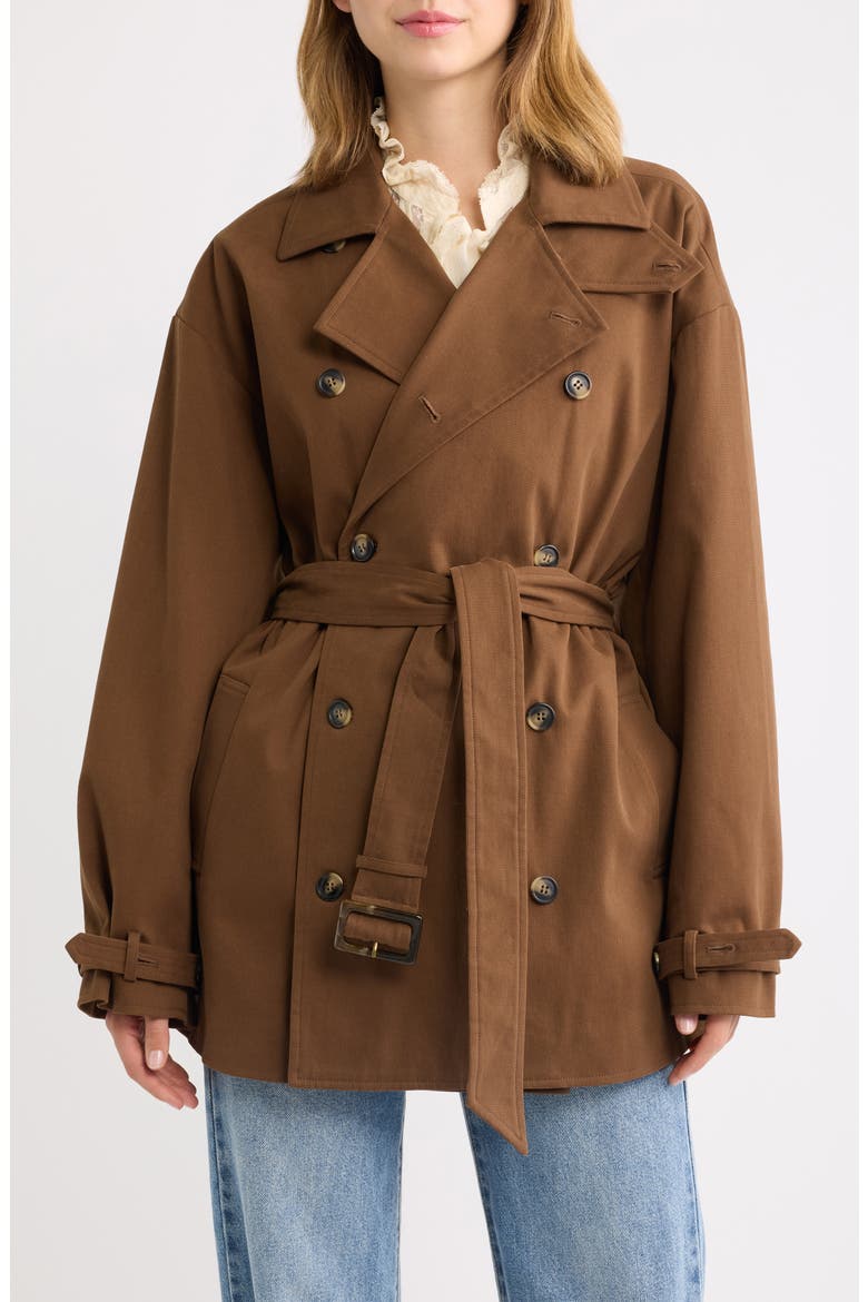 Wolfe Trench Coat, Main, color, LICHEN