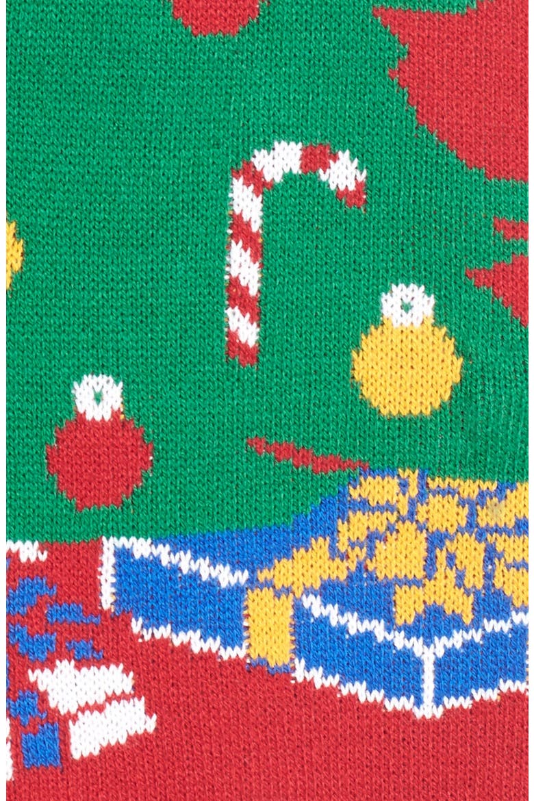 Light-Up Christmas Tree Sweater, Alternate, color, CAYENNE