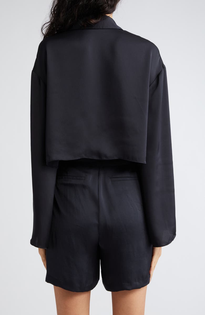 Ramy Brook Skyla Crop Button-Up Shirt, Alternate, color, 