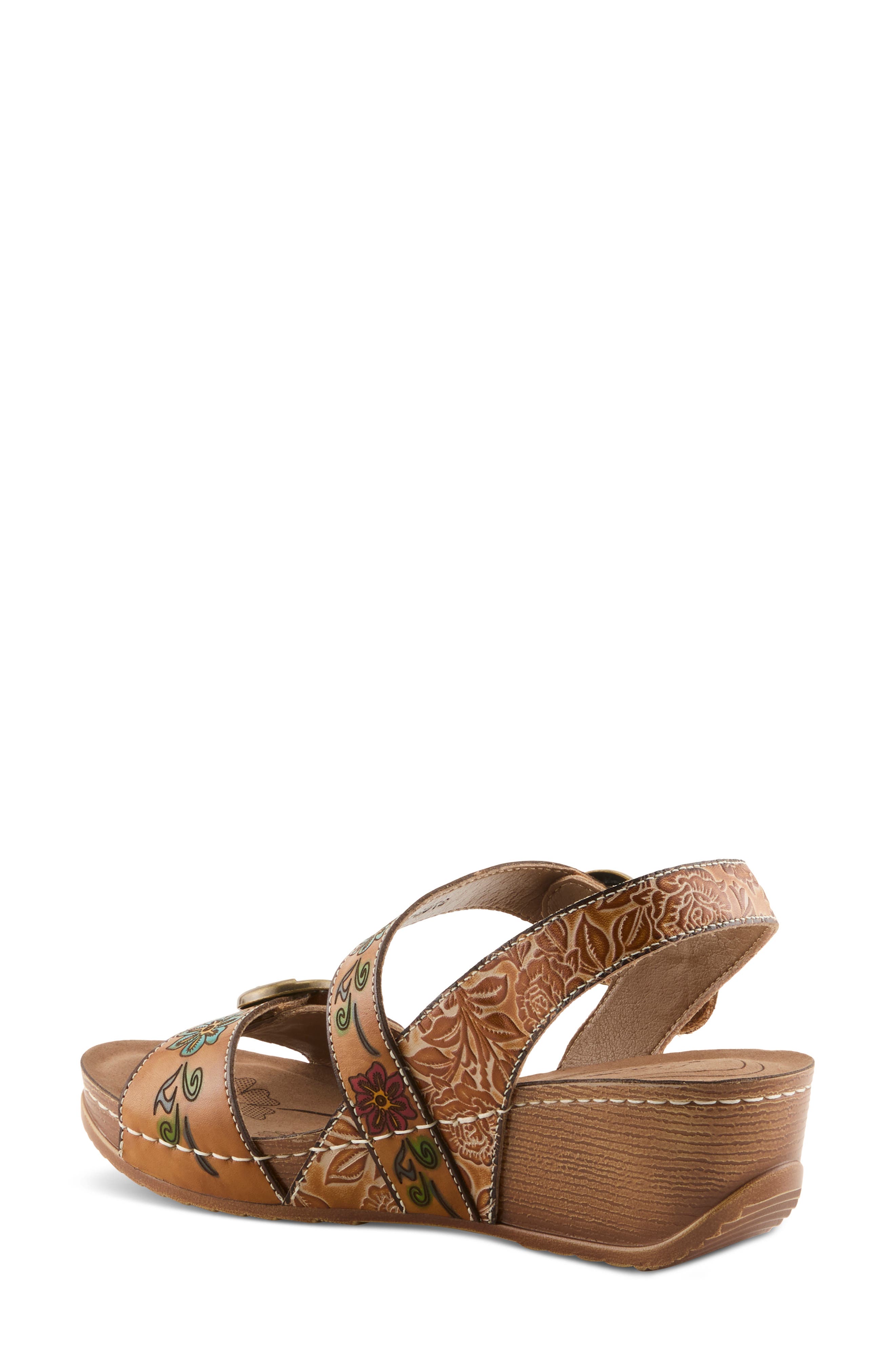 Gottaget Wedge Sandal, Alternate, color, TAN MULTI