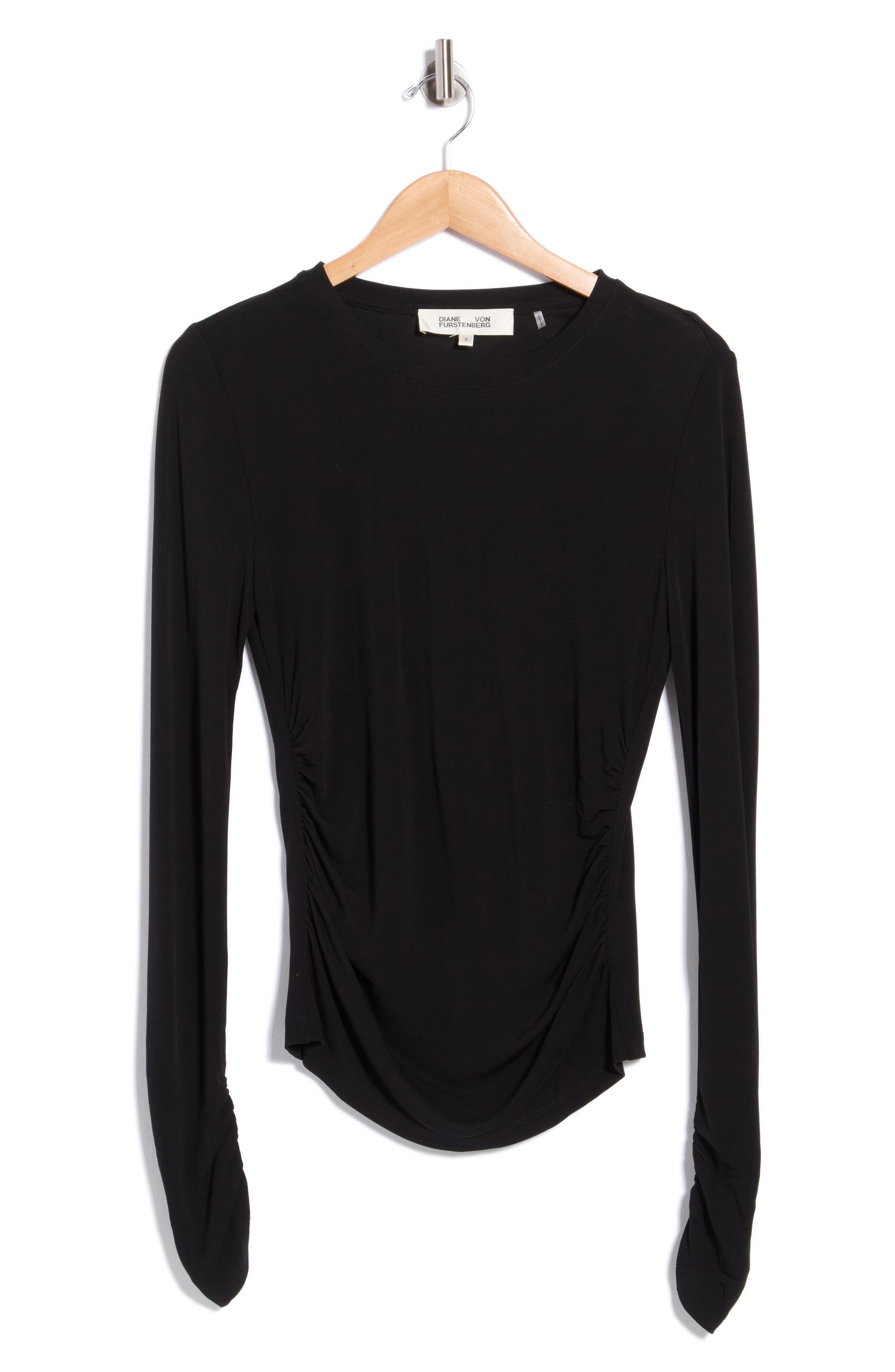 Ruched Long Sleeve Top