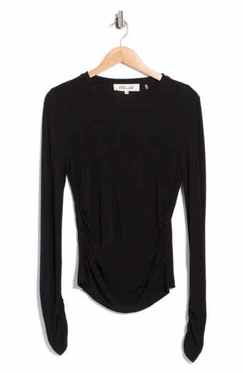 Ruched Long Sleeve Top