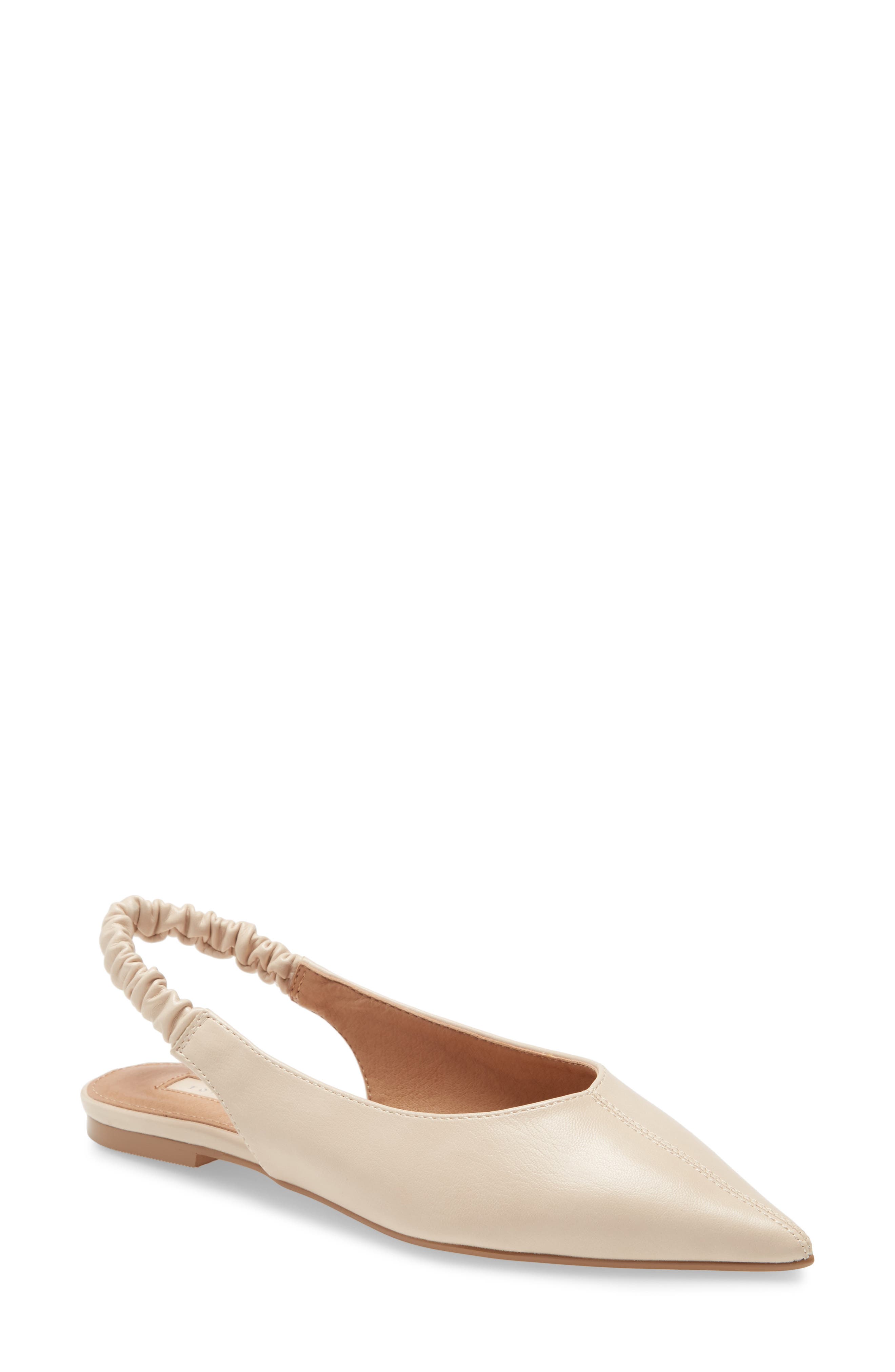 Apple Slingback Mule, Main, color, WHITE