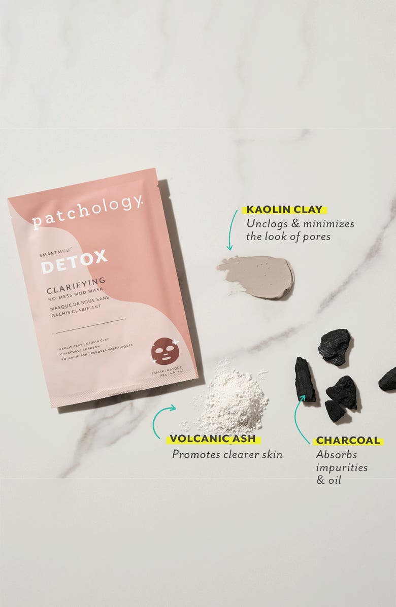 Patchology SmartMud<sup>™</sup> Duo Hydrate & Detox Sheet Masks, Alternate, color,