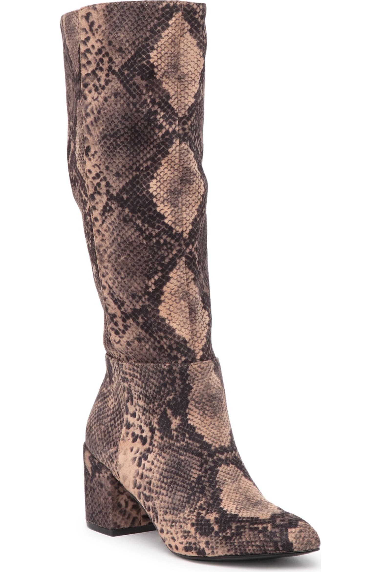 Snake Curtains Charles David Harbor Snake Printed Tall Boot (Women) | Nordstromrack