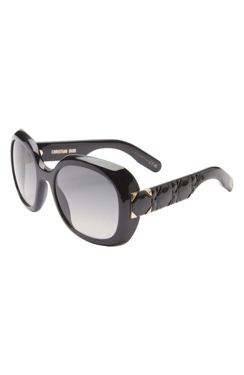 DIOR Lady 95.22 R2I 58mm Round Sunglasses, Alternate, color, 