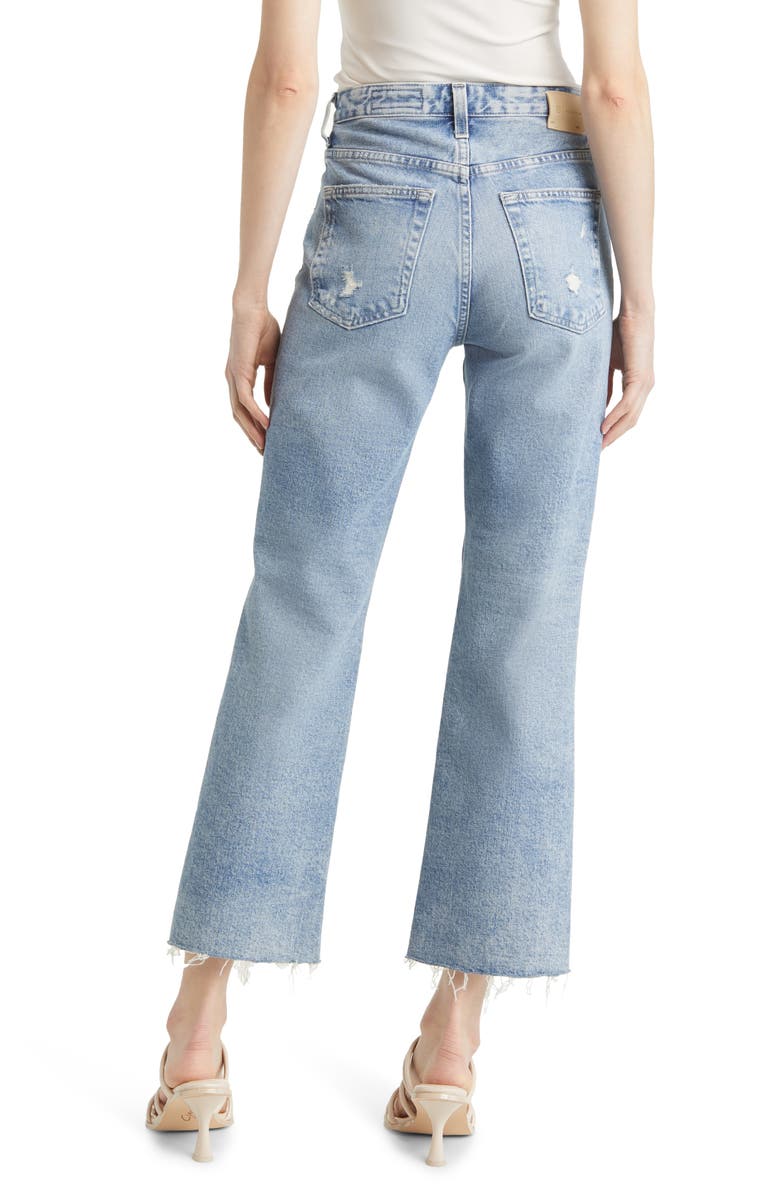 AG Kinsley High Waist Crop Jeans, Alternate, color, 23 Years Morning View Destruct