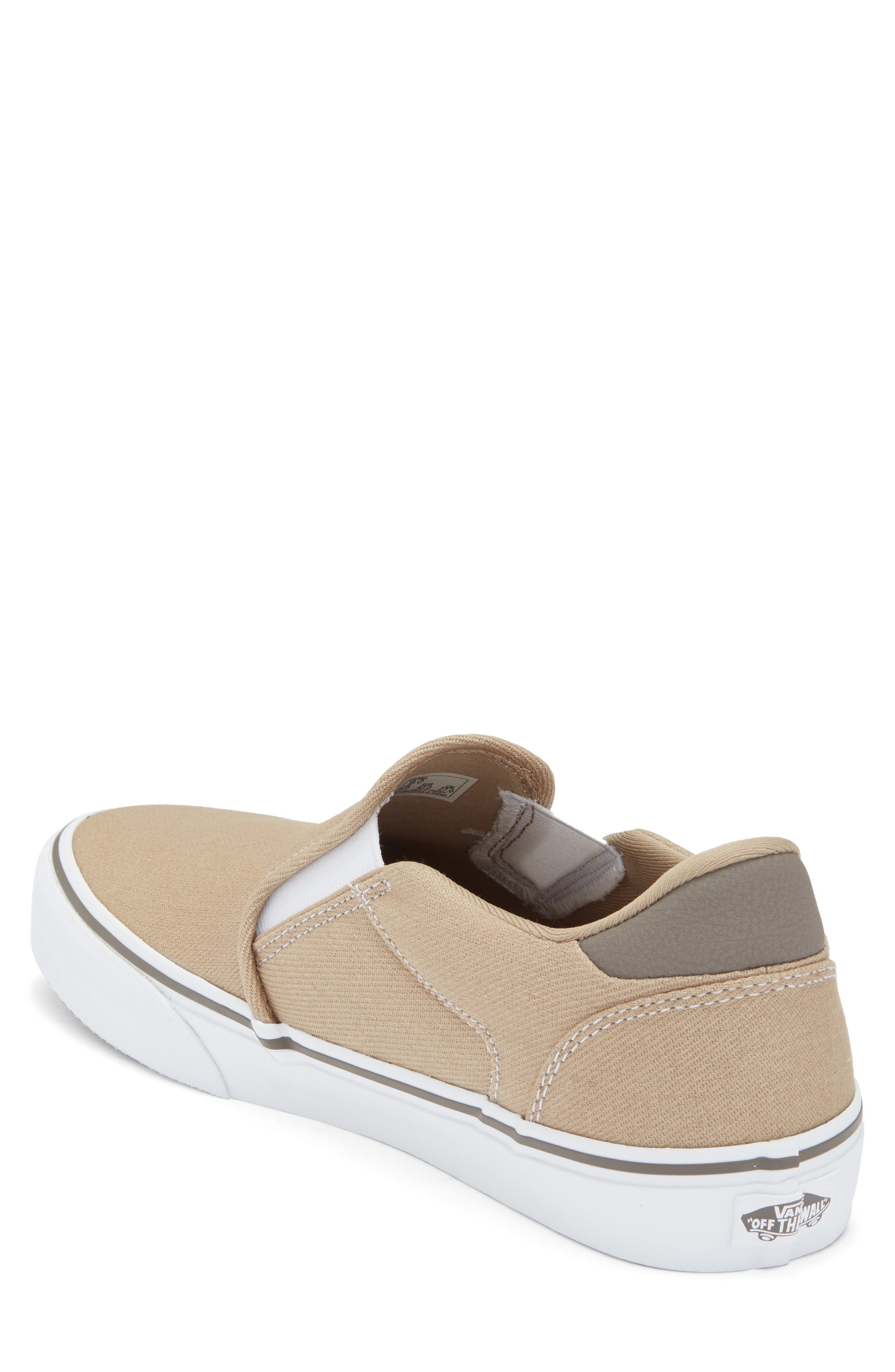 Vans Asher Deluxe Slip-On Sneaker, Alternate, color, Incense