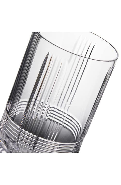 Waterford Marquis Vector Set Of 2 Crystal Highball Glasses In Transparent