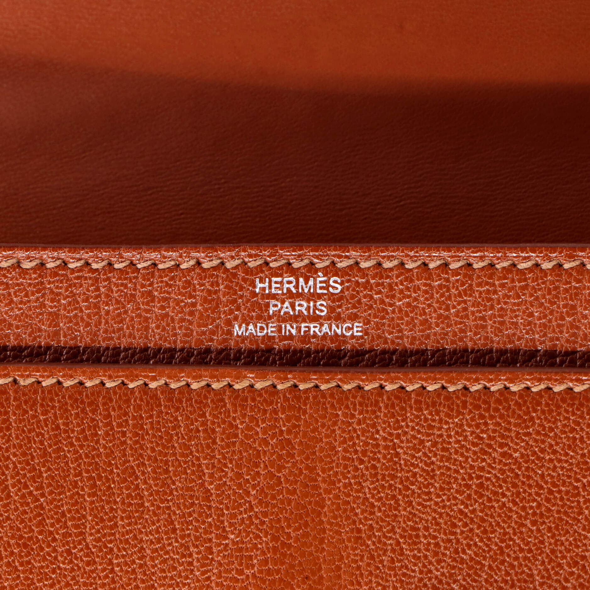 Pre-Owned Hermes Verrou Bag Chevre Mysore and Canvas Mini, Alternate, color, Noisette
