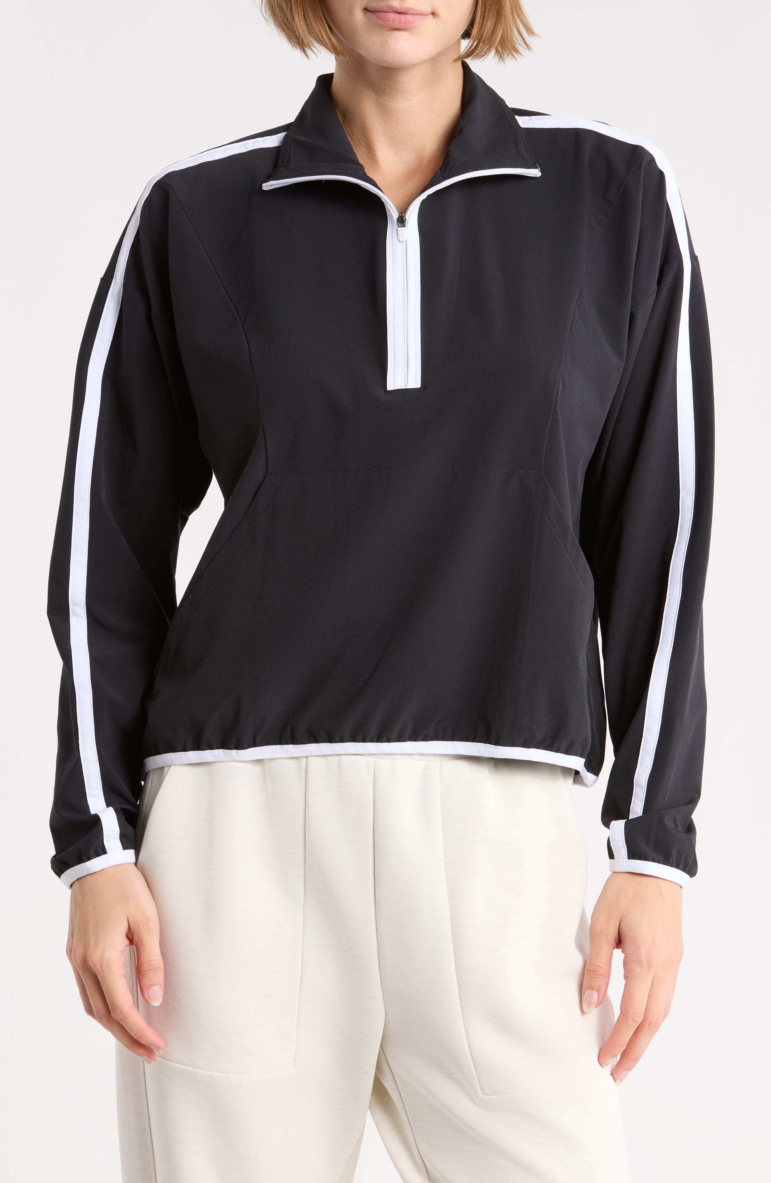 Course Contrast Half-Zip Pullover