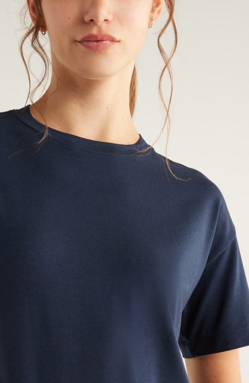 Zella New Take Crewneck T-shirt In Blue