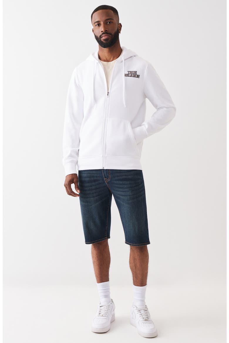 Filled All-over Print Zip Hoodie, Alternate, color, OPTIC WHITE