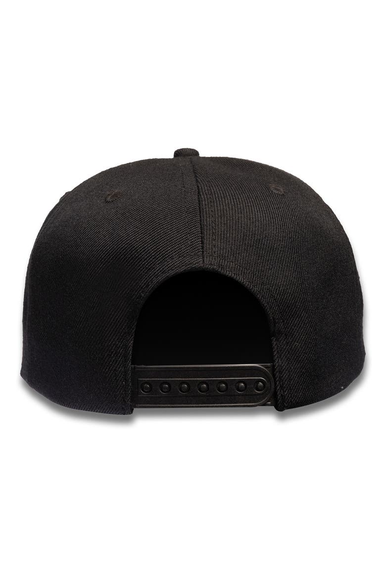 Bones Snapback Baseball Cap, Alternate, color, BLACK