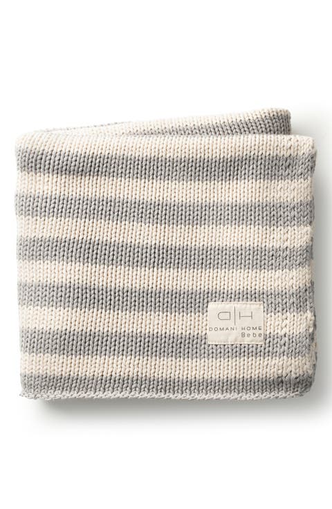 Iconic Stripe Cotton Baby Blanket