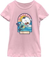 POKEMON Girl's Pokemon Oshawott Cute Portrait  Graphic T-Shirt