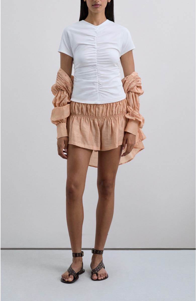 Scalpers Gathermid Tee, Alternate, color, White