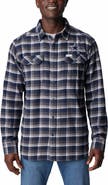 Columbia Men's Columbia Navy Dallas Cowboys Flare Gun Flannel Button-Up Shirt