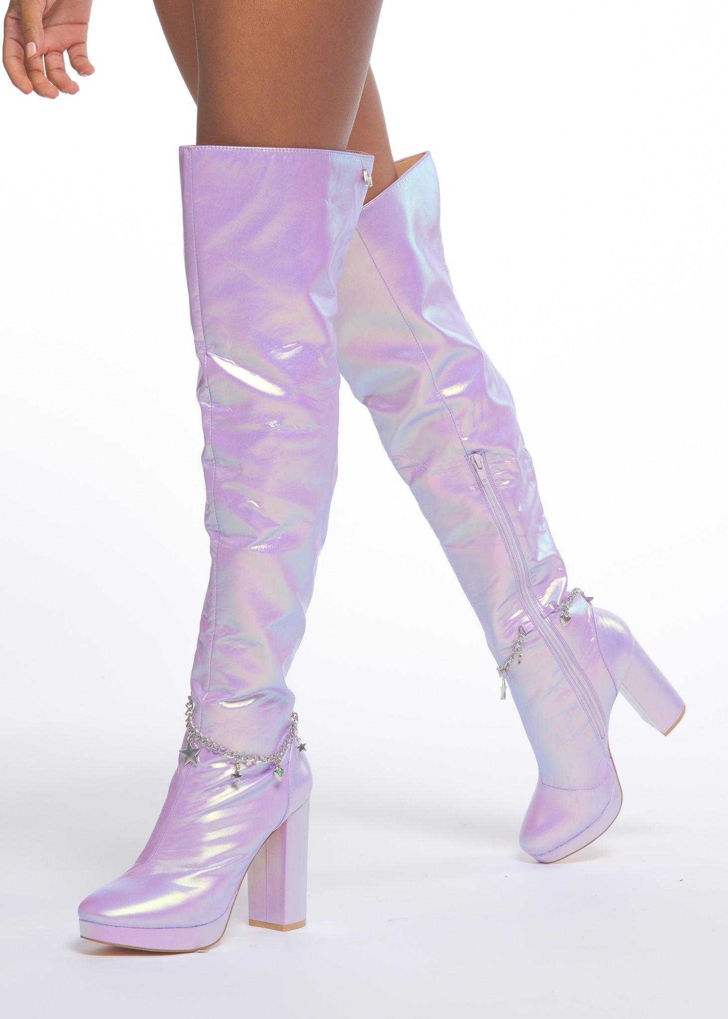 SPARKL NAOMI BOOT, Alternate, color, Purple