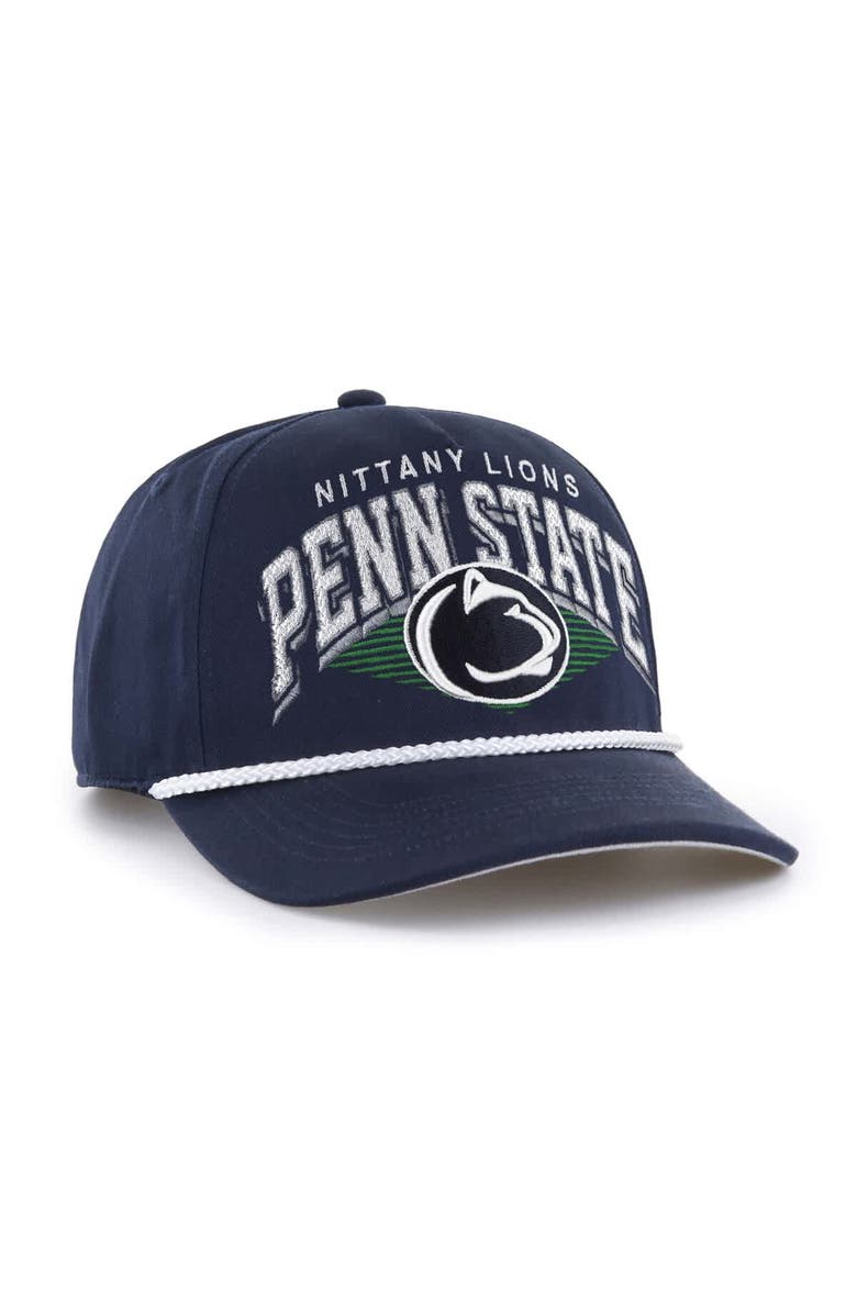 '47 Men's '47 Navy Penn State Nittany Lions Pomona Rope Hitch Adjustable Hat, Alternate, color, 