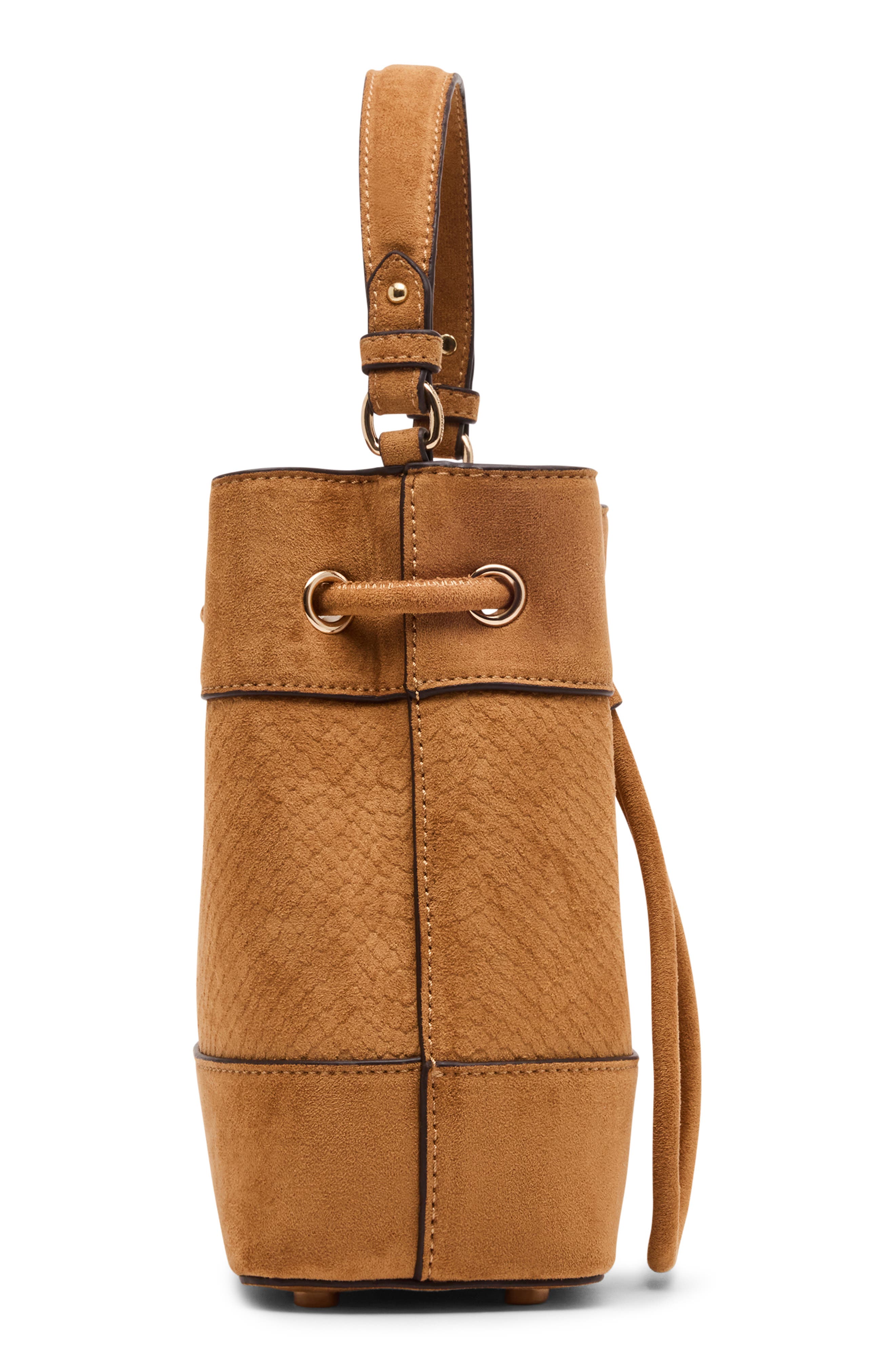 Drawstring Crossbody Bag, Alternate, color, TAN