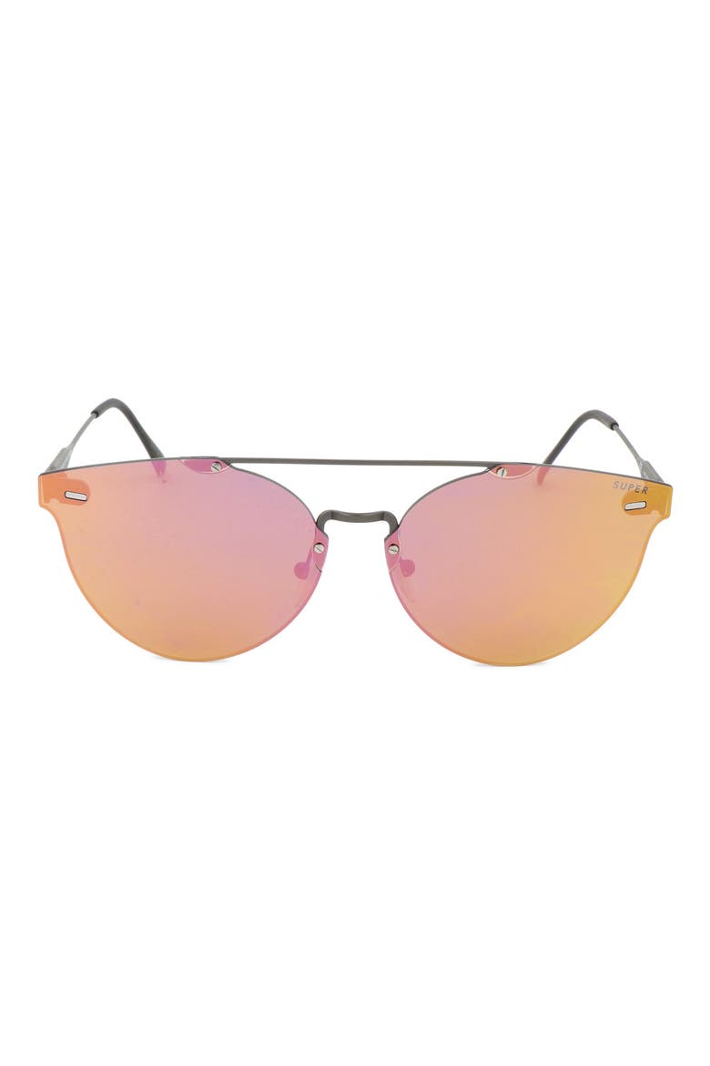 53mm Aviator Sunglasses, Main, color, BLACK