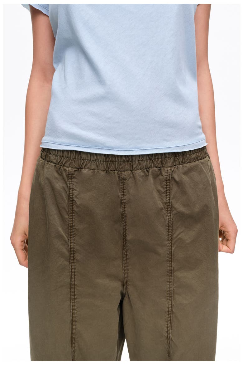 Topstitched Pocket Joggers, Alternate, color, KHAKI