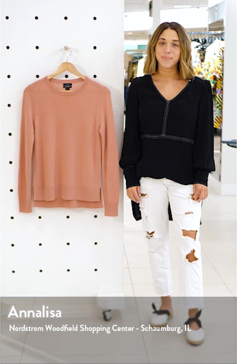 Crewneck Cashmere Sweater, sales video thumbnail