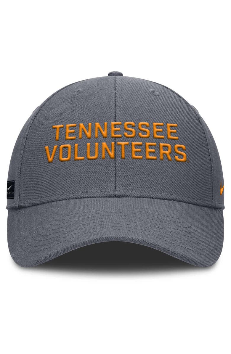 Nike Men's Nike Gray Tennessee Volunteers Rise Practice Adjustable Hat, Alternate, color,